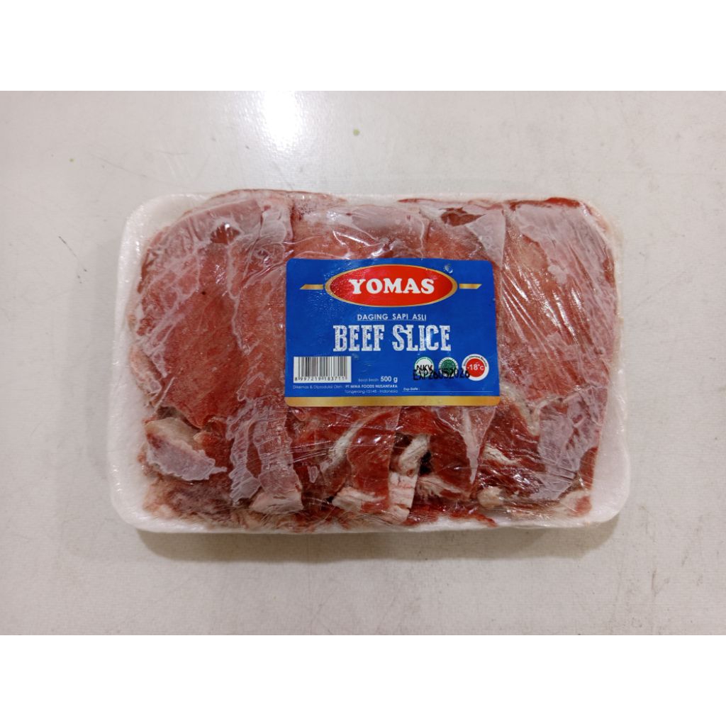 

YOMAS beef slice (biru) 500gram