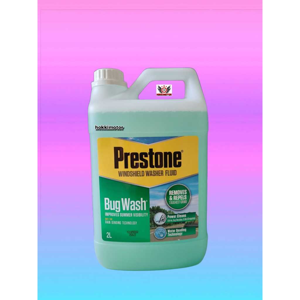 Prestone Air Wiper Fluid 2 Liter Cairan Pembersih Kaca Windshield Cleaner Mobil  Original