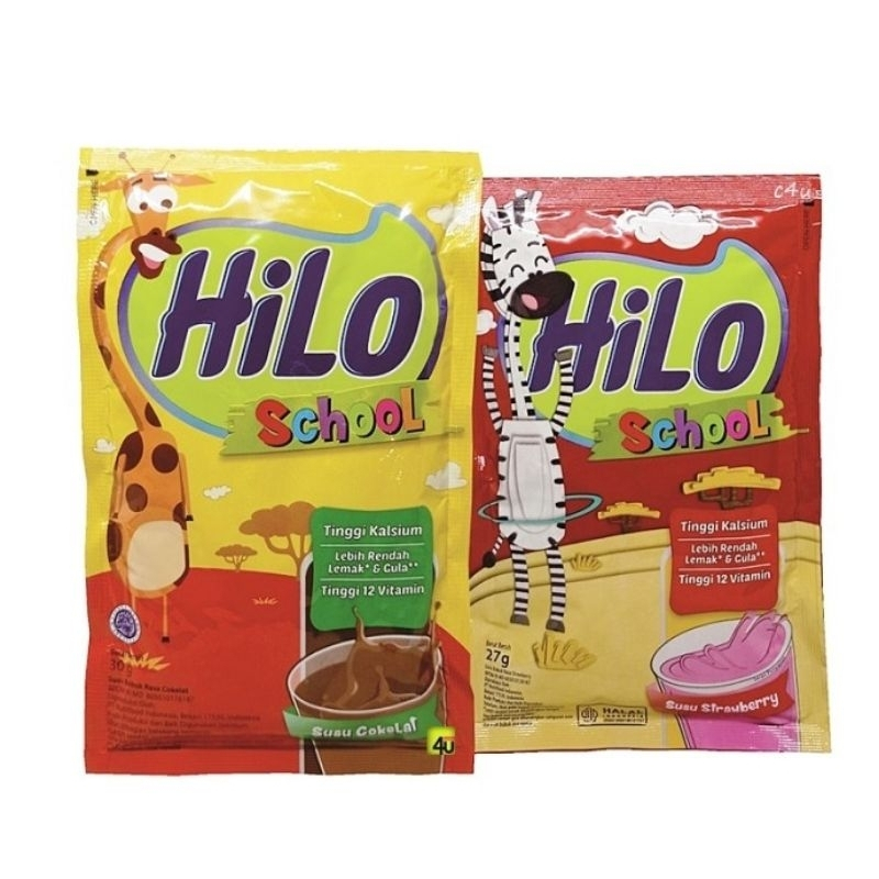 

Hi Lo School 1 renceng isi 10 sachet Rasa | Susu Hilo Murah Promo