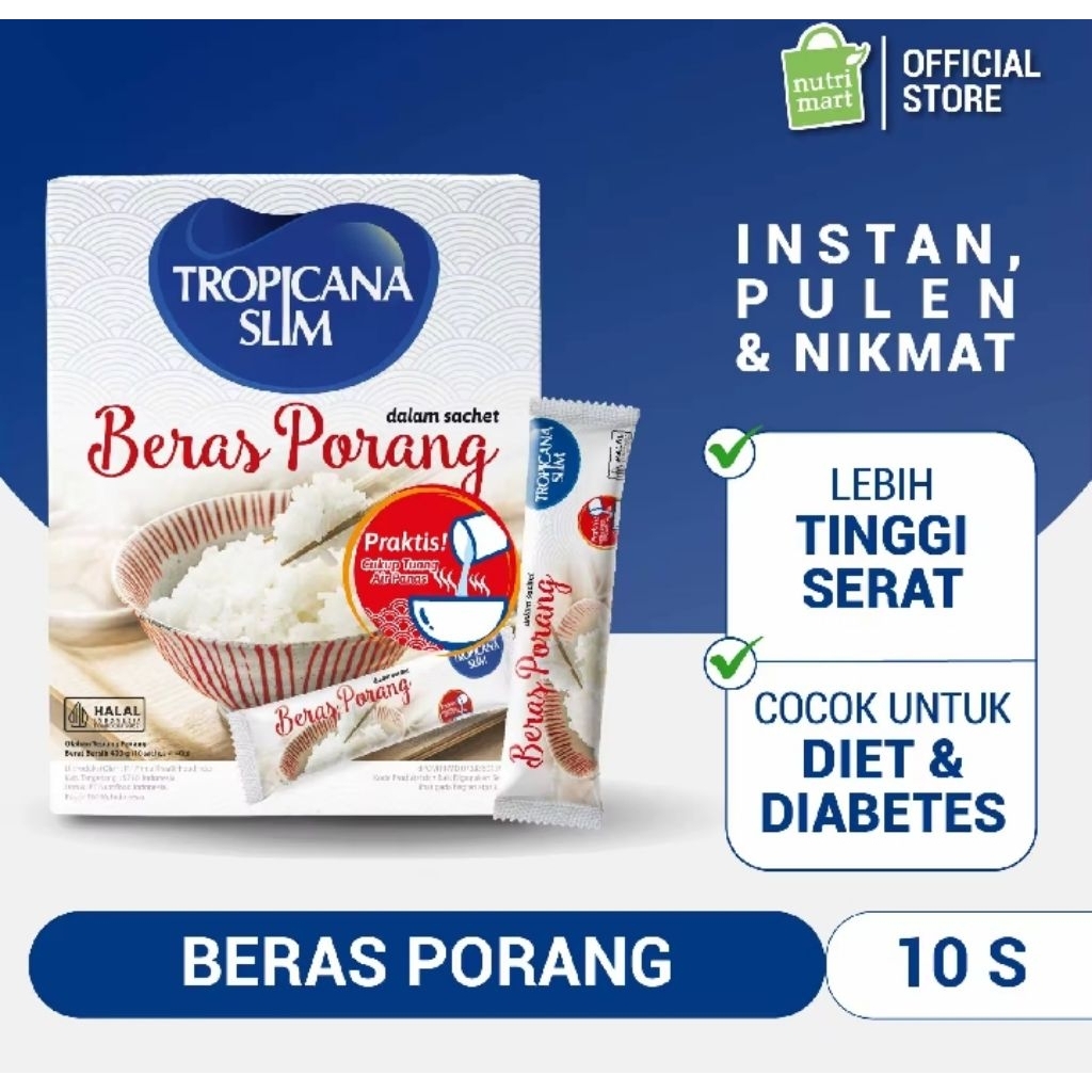 

Tropicana Slim Beras Porang 10s