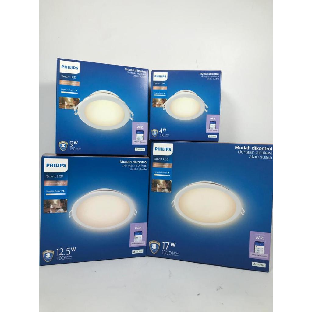 LAMPU PHILIPS LED DOWNLIGHT INBOW SMART WIFI TUNABLE 4W 9W 12.5W 17W 4WATT 9WATT 12,5WATT 17WATT PAN