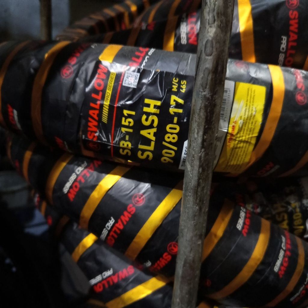 Ban Motor Swallow SB151 90/80 Ring 17 Tubeless – Ban Slick Balap & Harian, SNI & DOT