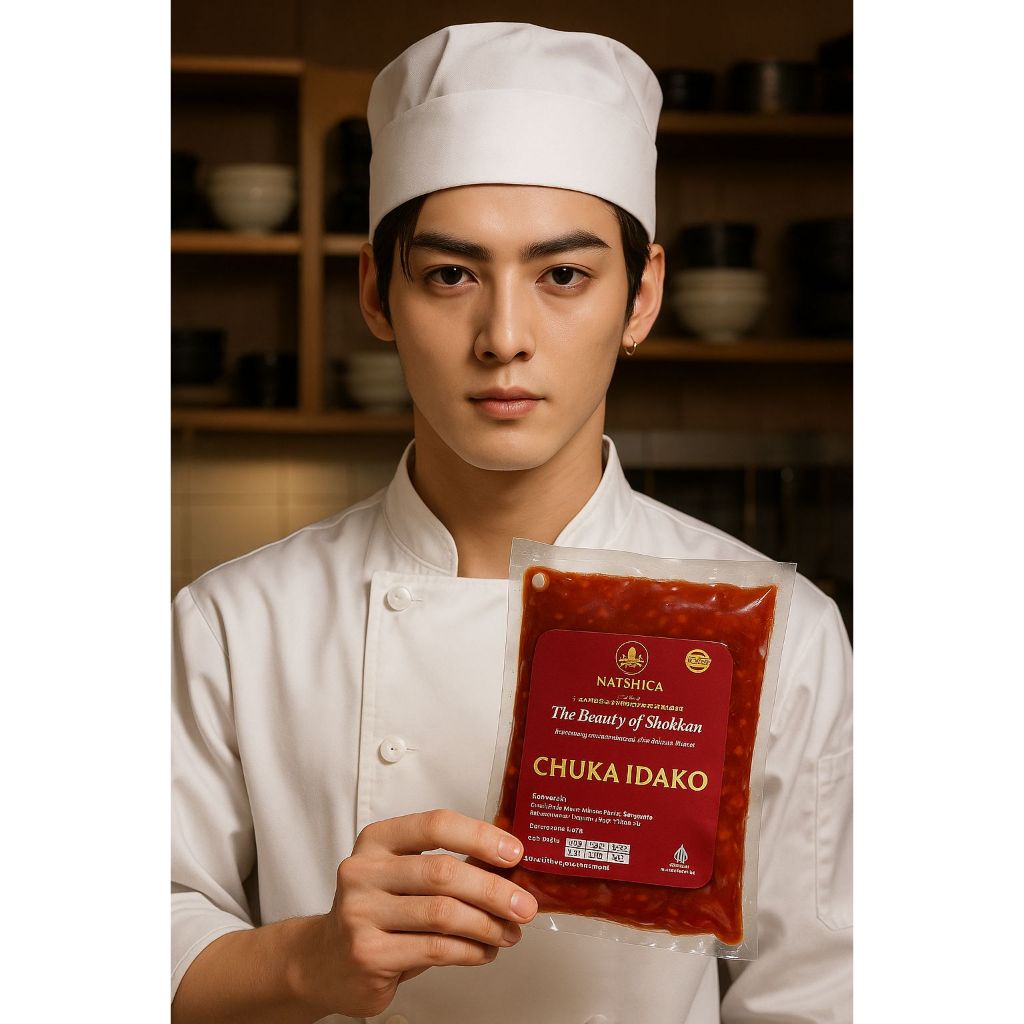 CHUKA IDAKO NATSHICA 200 GR - CHUKA IDAKO LOAKAL KUALITAS PREMIUM SEBAGAI TOPPING SUSHI HALAL