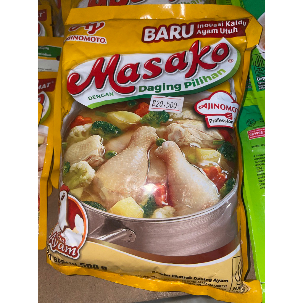

Masako Ayam 500gr Dengan Daging Pilihan