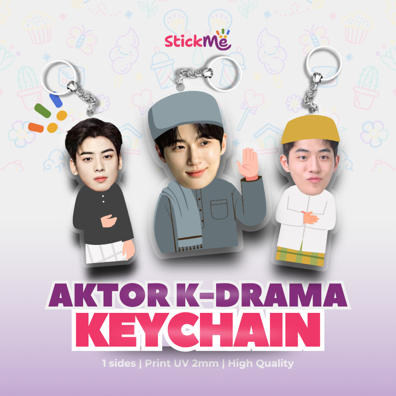 Gantungan Kunci Ganci Keychain Acrylic Aktor Korea KDRAMA Drama Korea Series Anti Banting Untuk Tas 