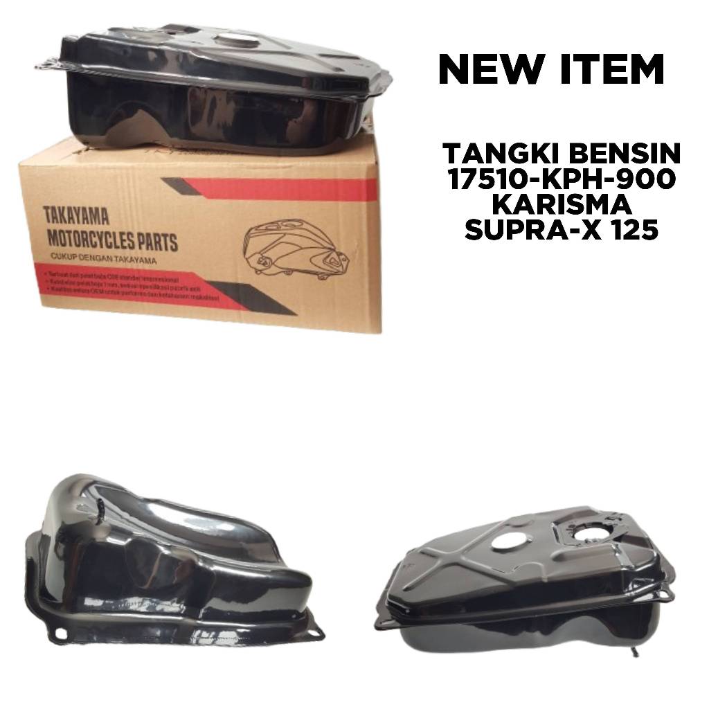 Tangki Bensin (HITAM) HONDA KARISMA/SUPRA-X 125 TAKAYAMA [17510-KPH-900]