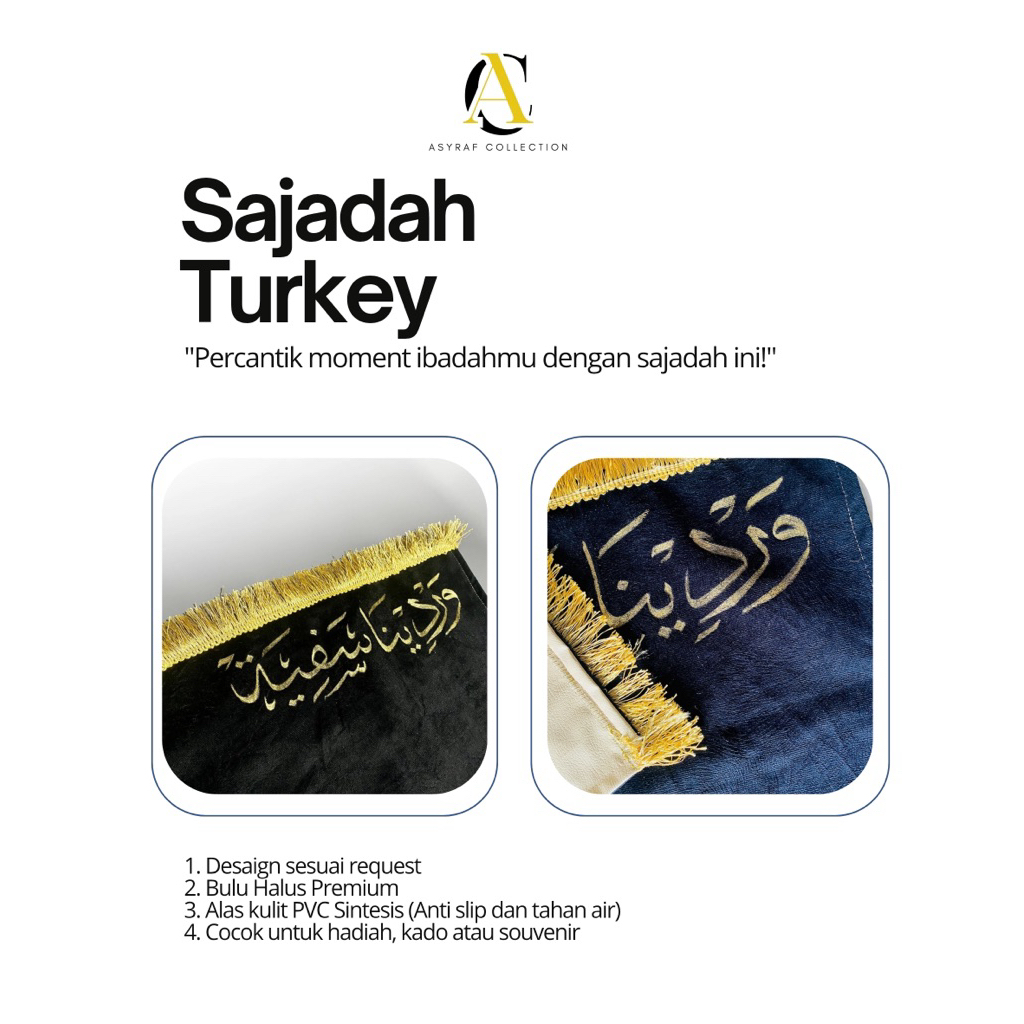 Sajadah Ukir Nama/ Sajadah Ukir Nama Arab/ Sajadah Ukir Nama Madinah/ Sajadah Ukir Nama Arabic/ Saja