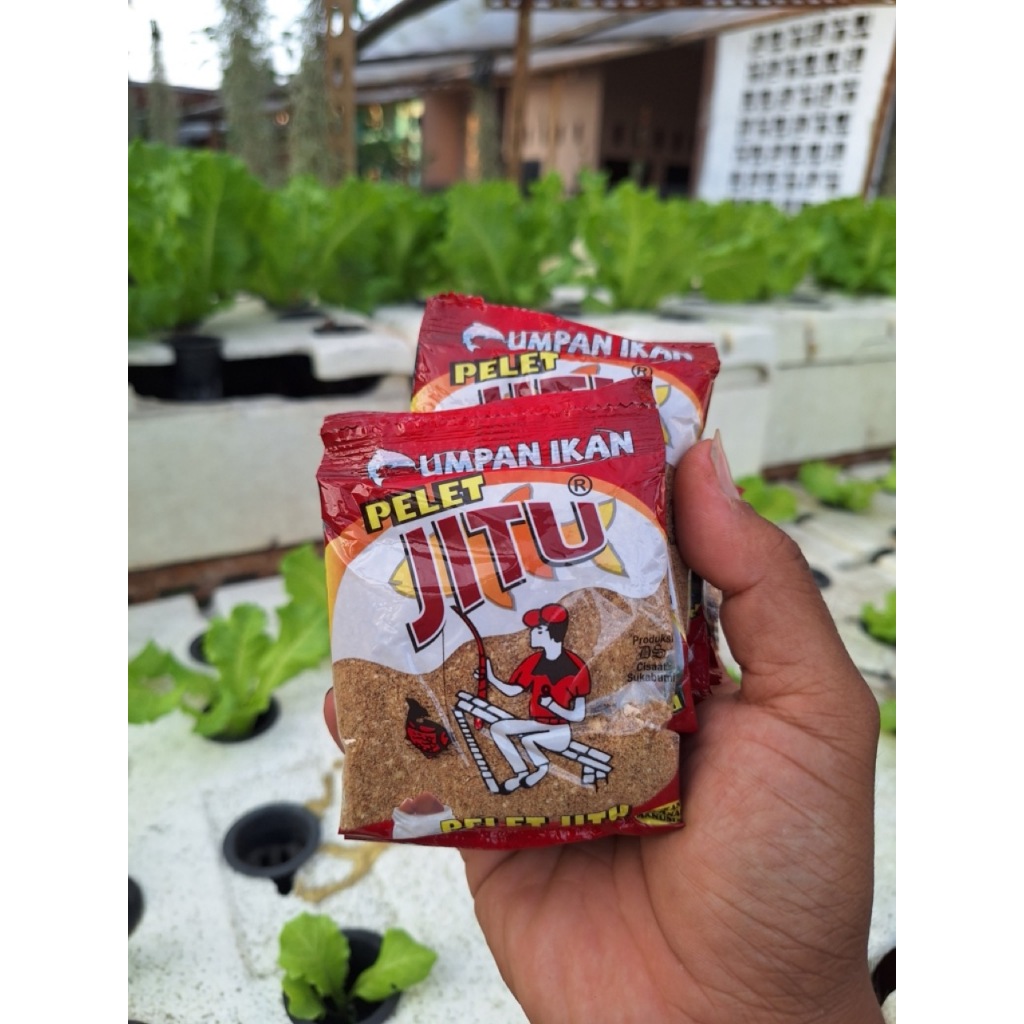 Pelet Jitu Merah - Umpan Pancing Ikan Mas Nila Lele Gurame 1 Pcs