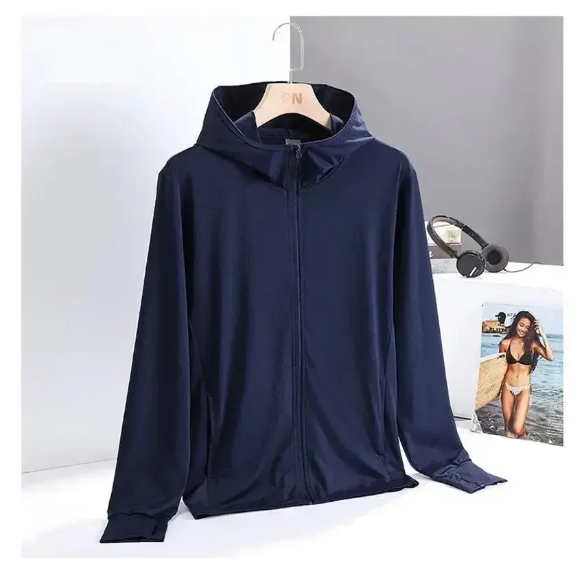 Camilla  Freya Jaket Anti UV Pakaian Olahraga Pria/Cowok Bahan Nyaman Distro