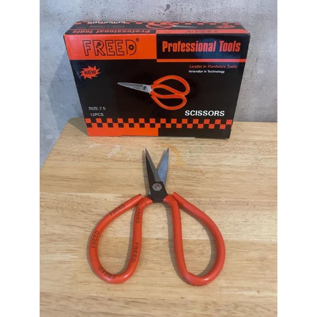 

gunting serbaguna gunting kain gunting kawat / gunting seng / gagang merah tajamnya