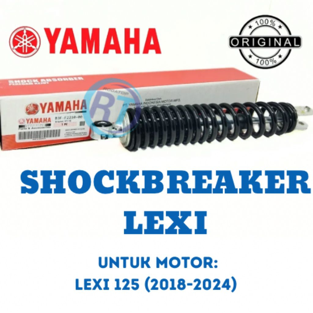 SHOCKBREAKER BELAKANG MOTOR YAMAHA LEXI/ LEXI S/ LEXI ABS ORIGINAL BERKUALITAS ASLI(LEXY BERGARANSI)