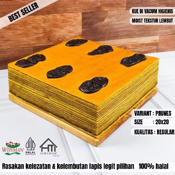 

LAPIS LEGIT PRUNES REGULAR ukuran 20x20