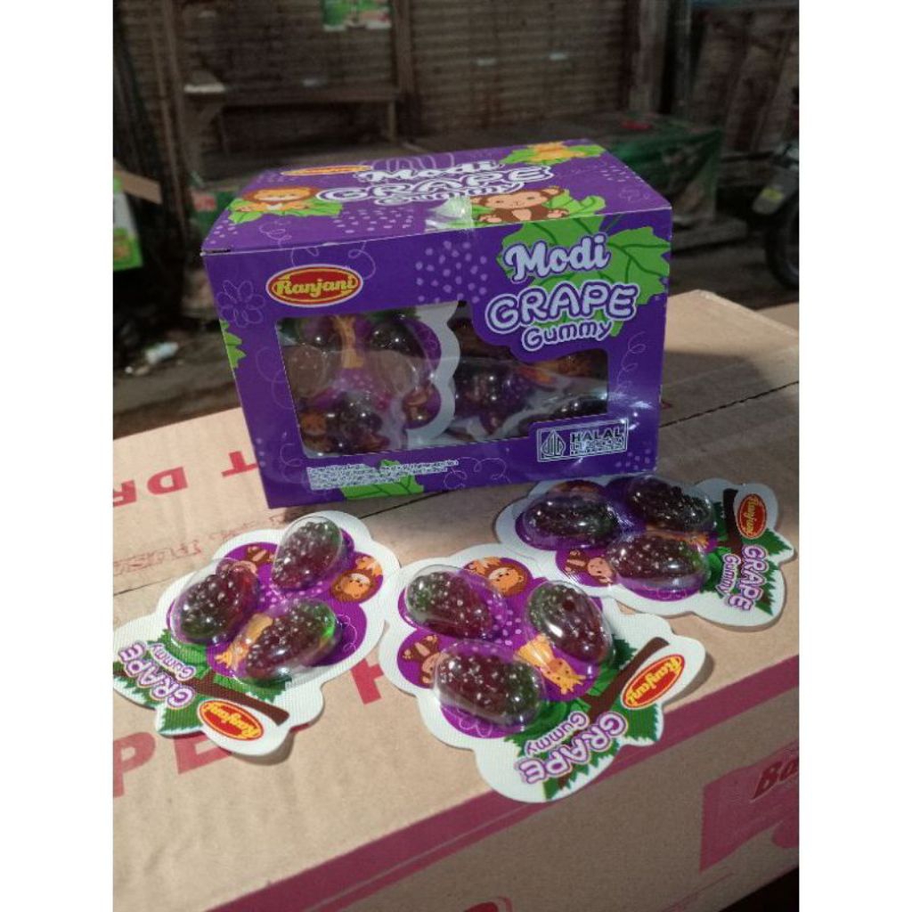 

Modi Anggur Gummy Isi 24pcs/Kotak