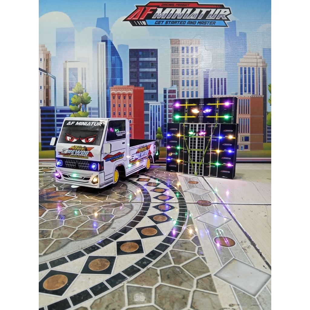 mainan pick up L300 sound horeg / mainan mobil pick up / miniatur sound horeg