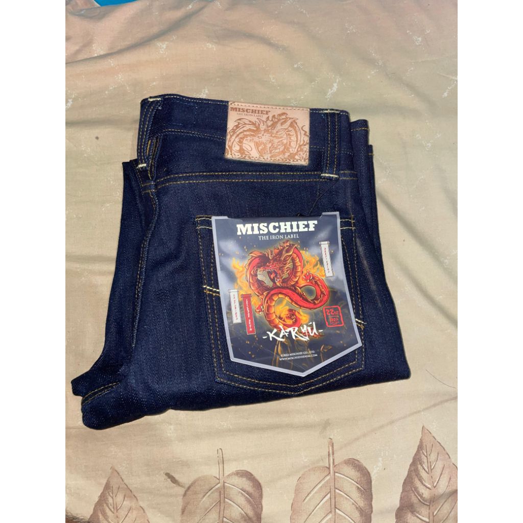 MISCHIEF DENIM Art KARYU 22OZ sz 29