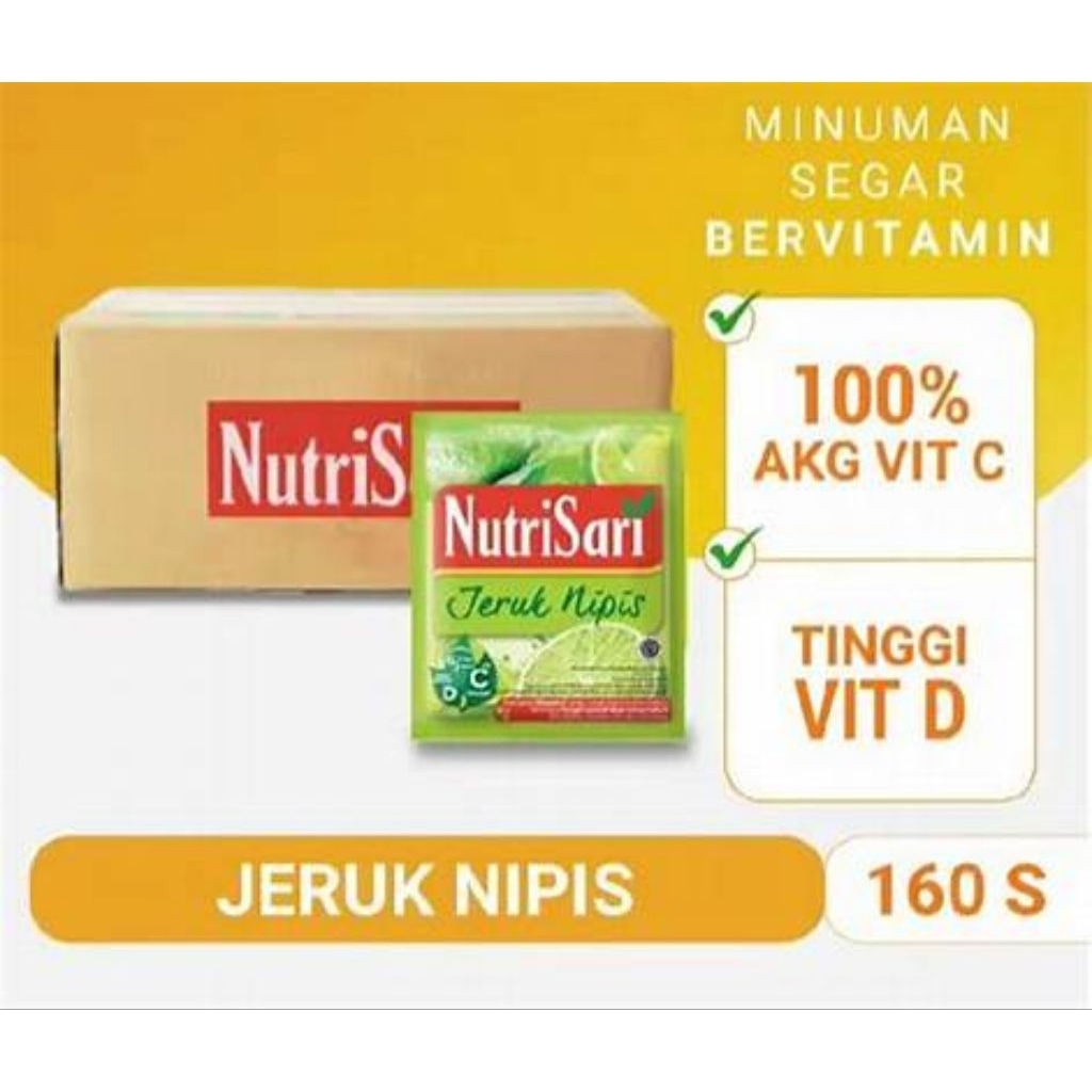

Nutrisari Jeruk Nipis 11g 1dus isi 160pcs