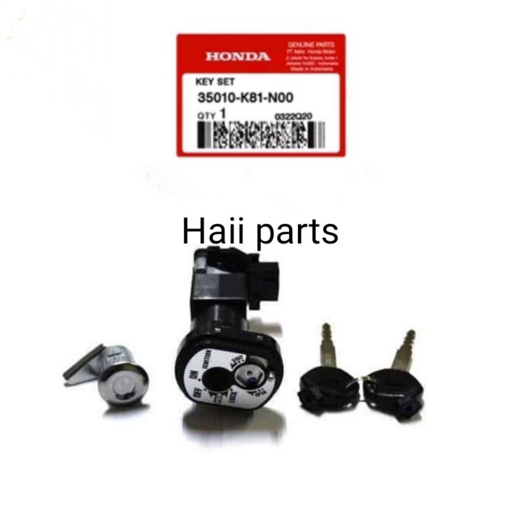 Kunci kontak All New Beat Sporty ESP Original AHM 35010K81N00