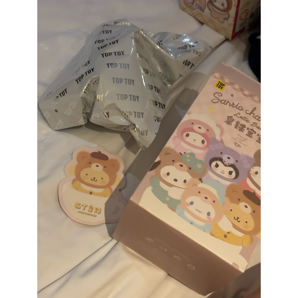 SELECTED pompompurin sanrio latte baby plush