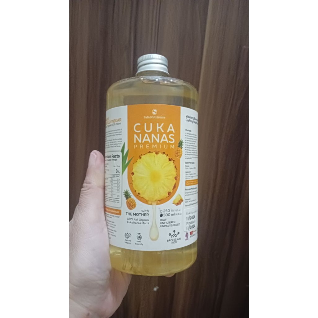 

Cuka apel, cuka nanas & cuka naga with mother 500 ml original murce