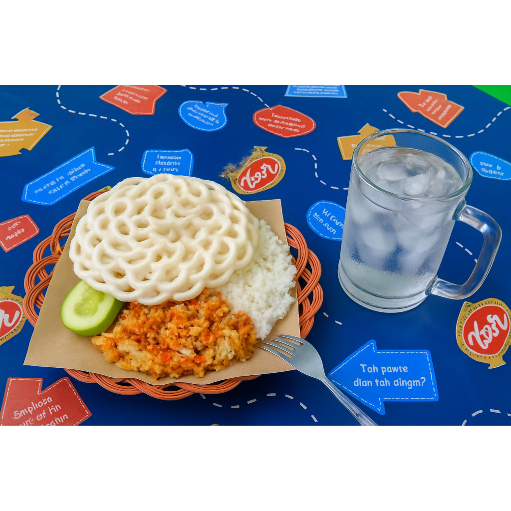 

Paket Ayam Geprek + Nasi + Air Es + Kerupuk