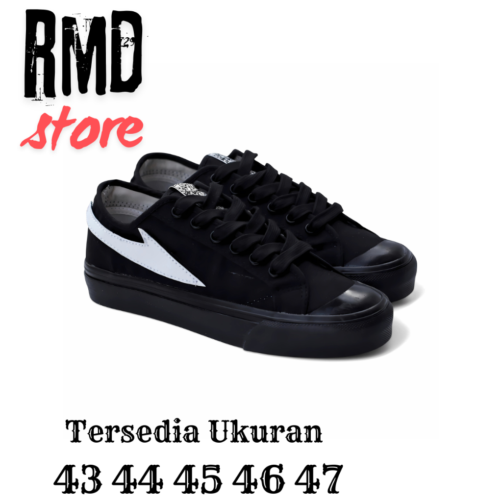 Black Hidden Pluto - Sepatu Casual Sneakers Pria / Sepatu Sneakers Pria / Sepatu Big Size 44 45 46