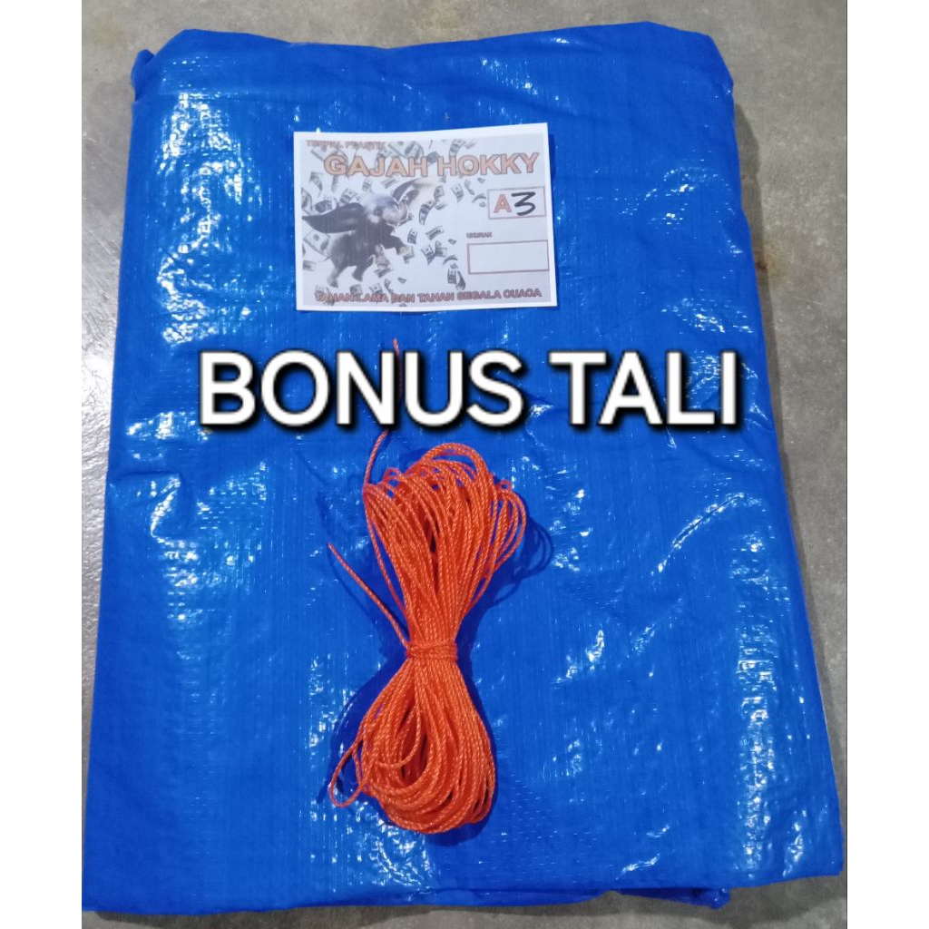 Terpal Plastik A3 Ukuran 4x7 Meter / Terpal jadi / Terpal murah / terpal pick up