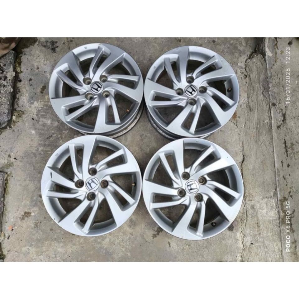 VELG MOBIL ORI STD JAZZ RING 15 LEBAR 5,5 ET45 PCD 4X100