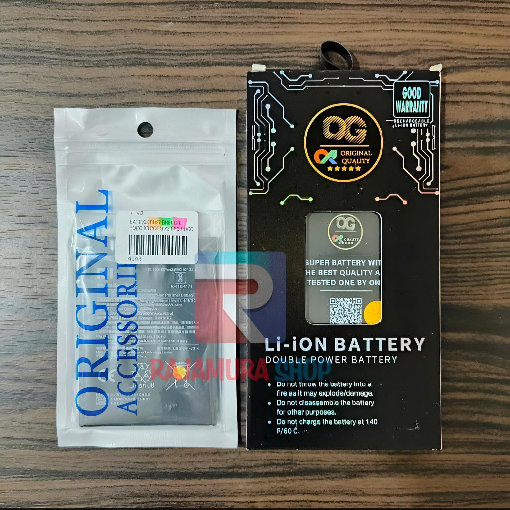BATERAI XIAOMI POCO X3 (BN57 BN61) BATERAI POCO X3 NFC POCO X3 PRO BATRAI XIAOMI POCO X3 POCO X3 NFC
