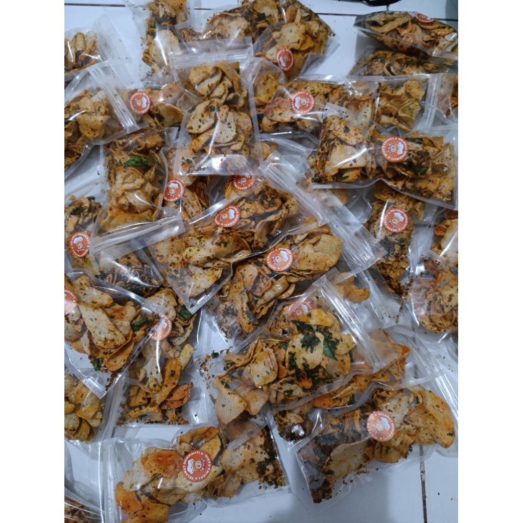 

basreng pedas gurih daun jeruk