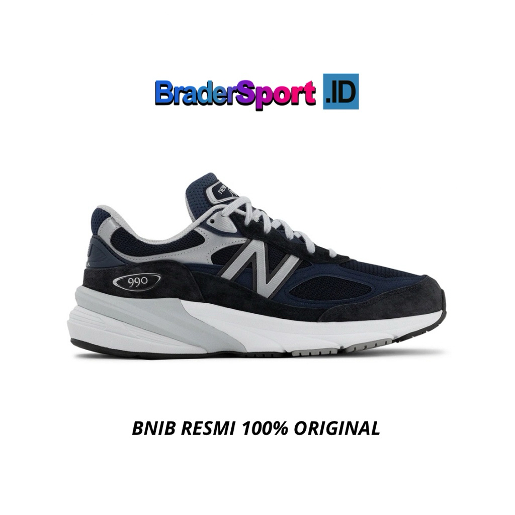 Sepatu Sneakers New Balance 990 V6 MiUSA Navy (U990NV6)