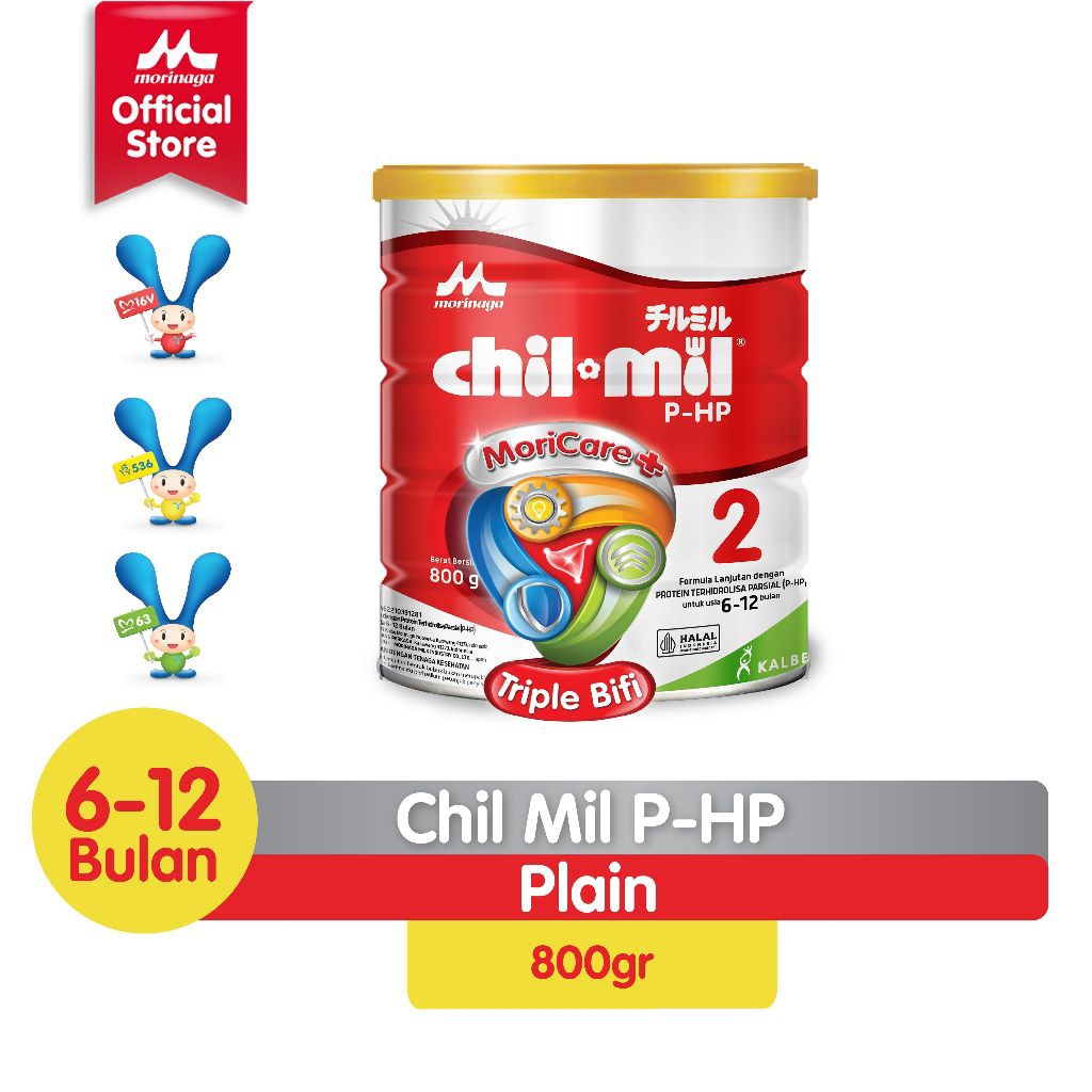 Morinaga CHIL MIL PHP Formula Bayi Usia 6-12 Bulan 800 gr