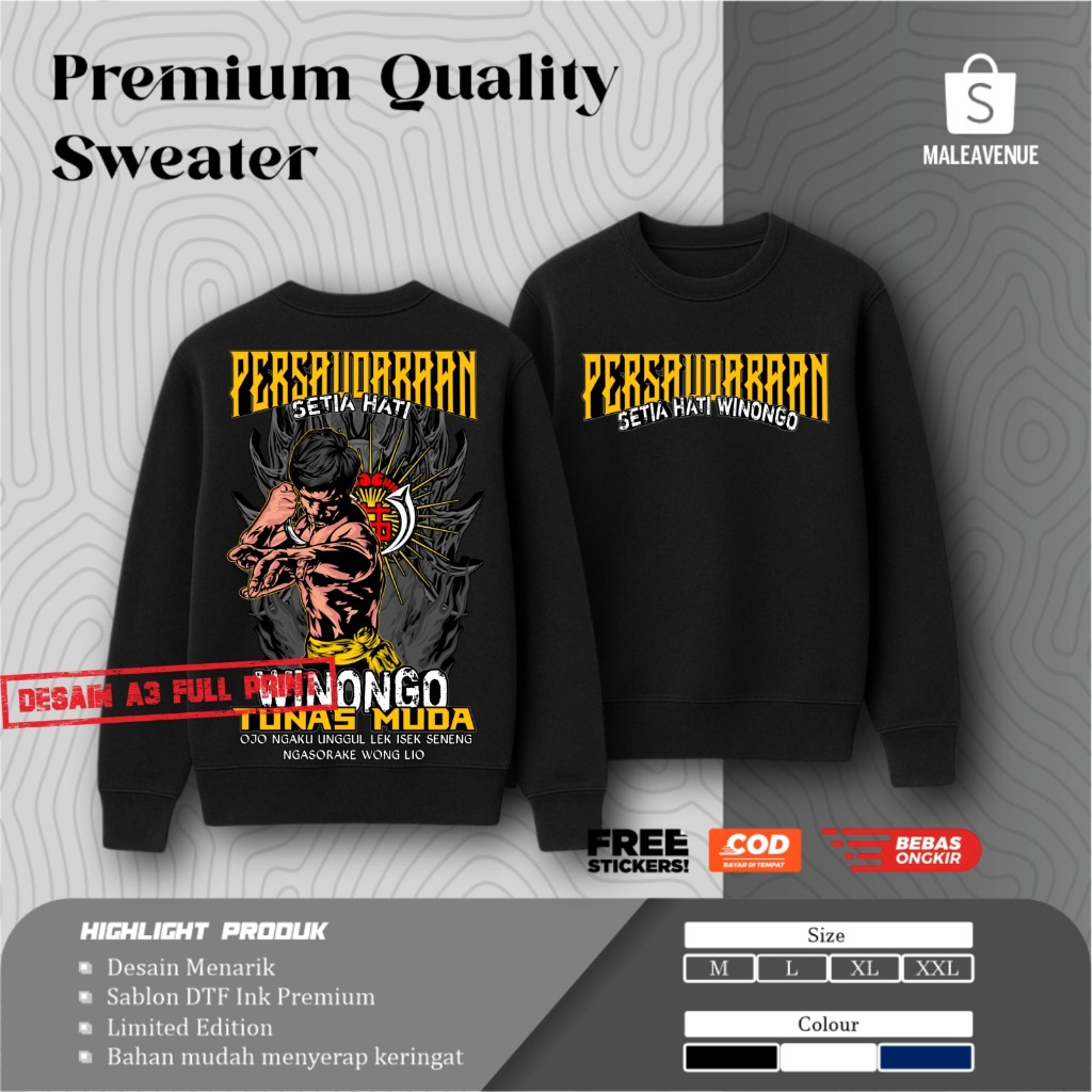 Sweeater Pshw Tunas Muda Ojo Ngaku Unggul Lek Isek Ngasorake Wong Lio Desain Terkini By Maleavenue