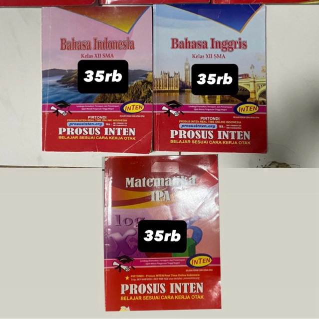 

Preloved buku INTEN TKA