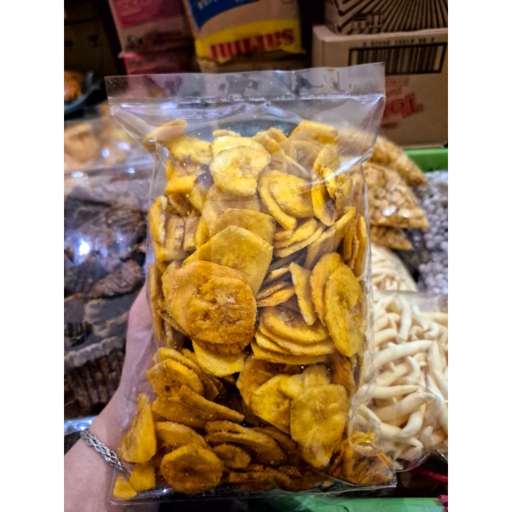 

Cemilan Kripik Pisang Manis 250gr