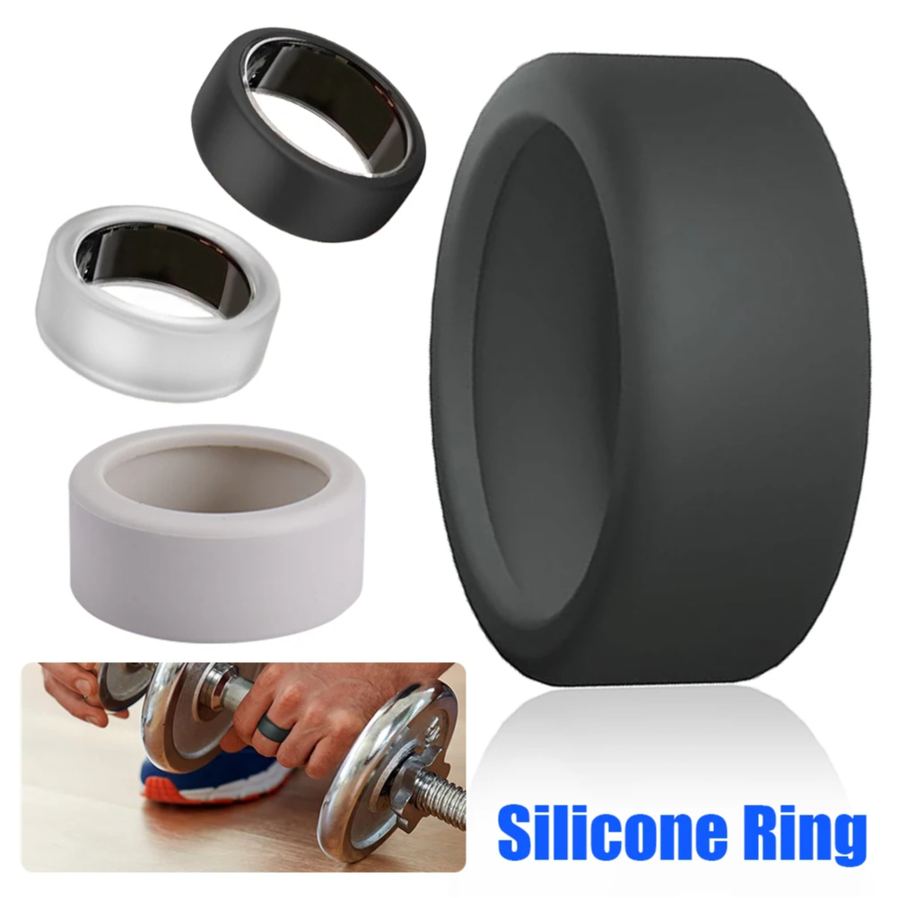 5pcs Kasus Silikon Smart Ring Anti Air Pengingat Sholat/Cincin Tasbih kotak pelindung