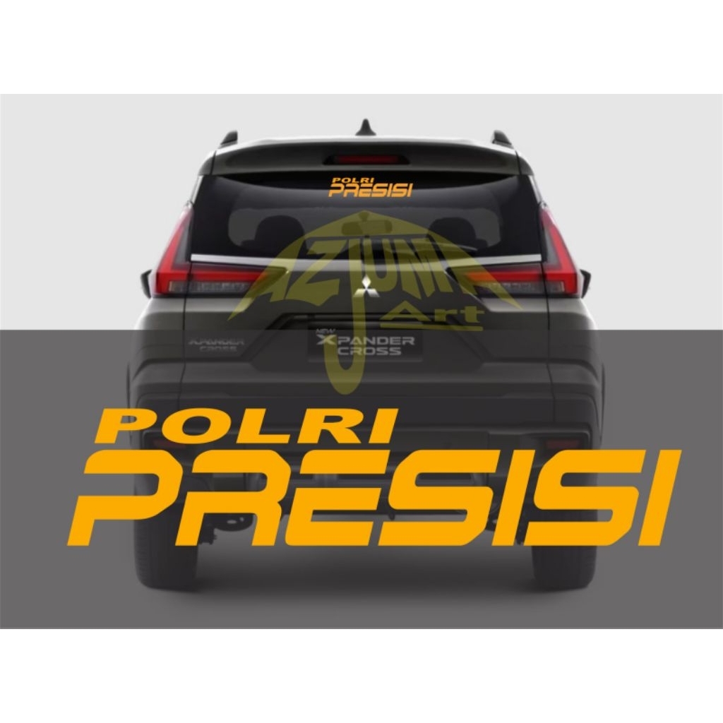 Sticker Cutting POLRI PRESISI POLISI