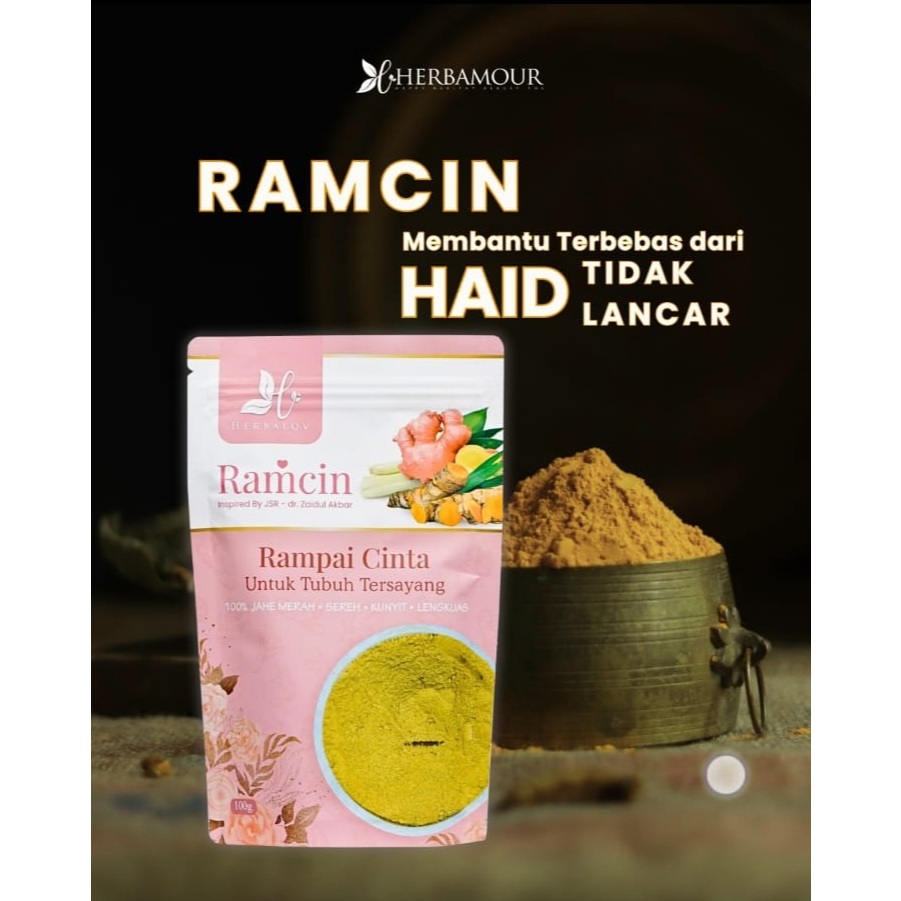 

HERBAMOUR RAMCIN Ramuan Cinta Jurus Sehat Rasulullah Mengobati Sistem Pencernaan Magh Diet Sehat Atasi Nyeri Haid Detox