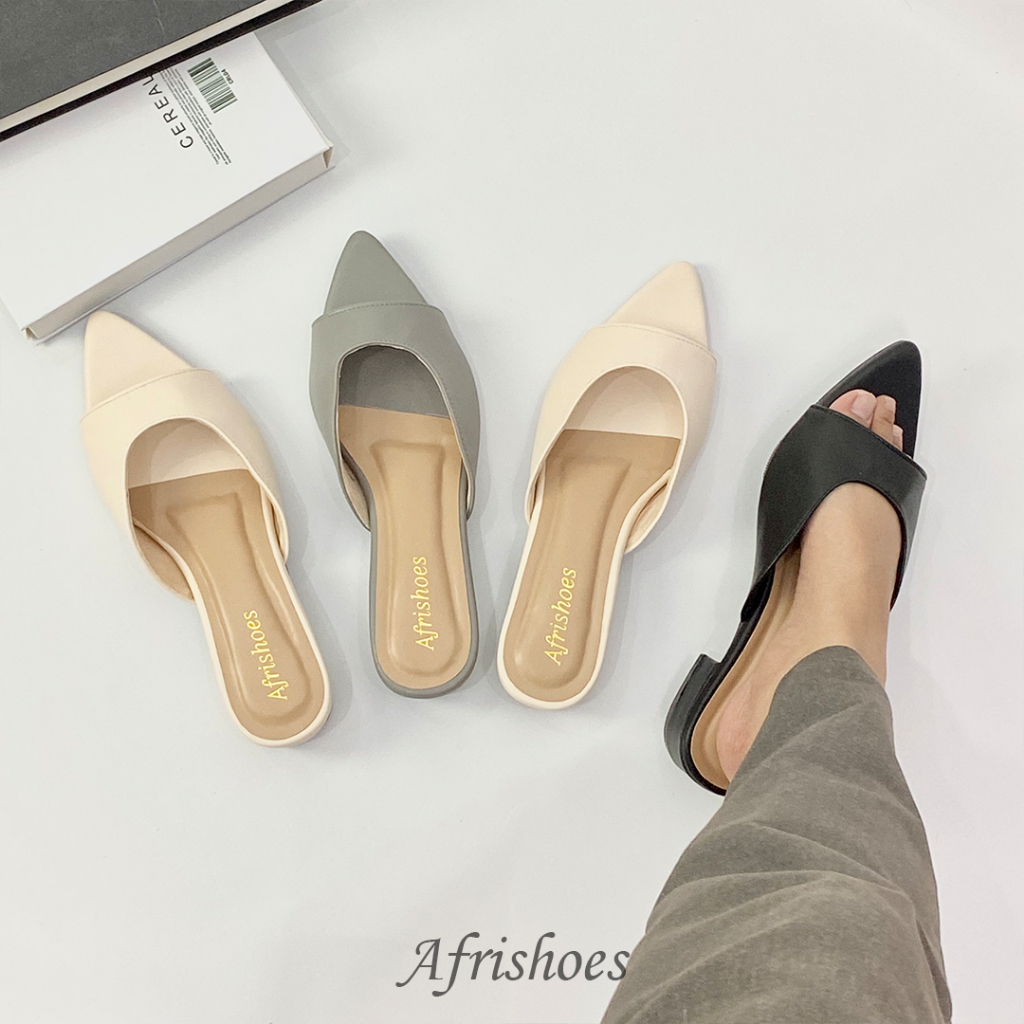 Afrishoes - Alova Sandal Heels Wanita 3Cm Kokop Lancip