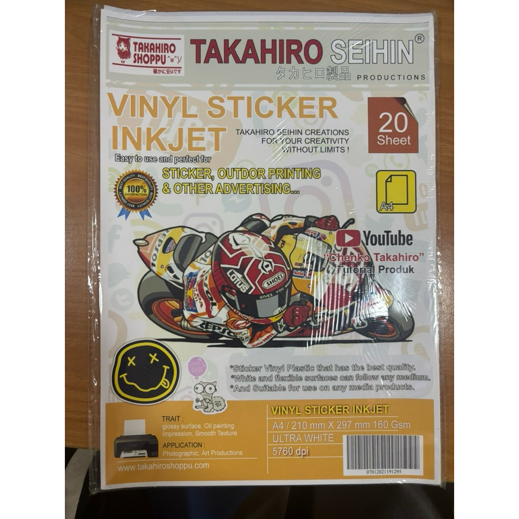 

vinyl sticker inlket