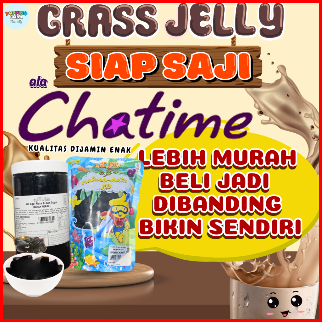 

GrassJellyCincauAlaChatimeAndalan LEMON STRAW/TOP STRAW Sedotan Boba Big Straw - Grass Jelly Ala Chatime 1 KG | Cocok Untuk Semua Jenis Minuman