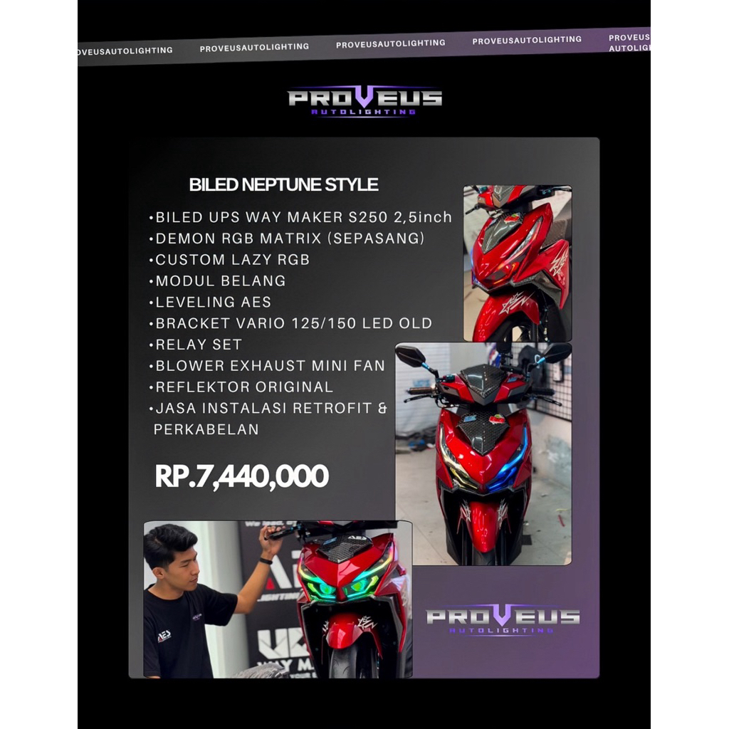 [PROVEUS X NEPTUNE] Biled aes upswaymaker vario led old neptune style