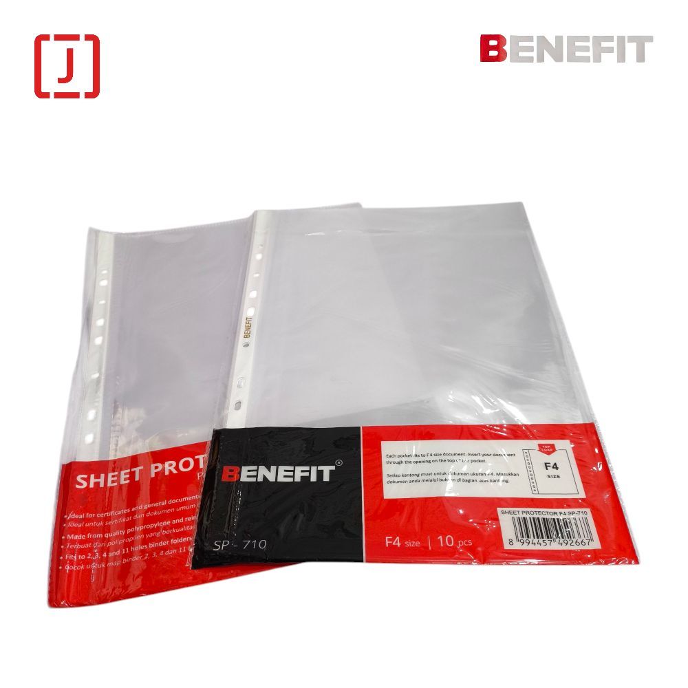 

Benefit PP Pocket Clear Folio 0,10 mm (1 Pak Isi 10 Lembar)