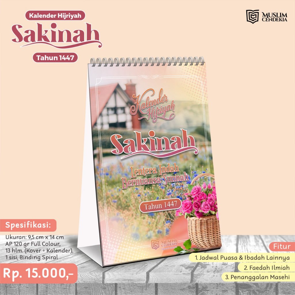 

Kalender Meja Mini Kalender Hijriyah 1447 H Kalender Meja Sakinah