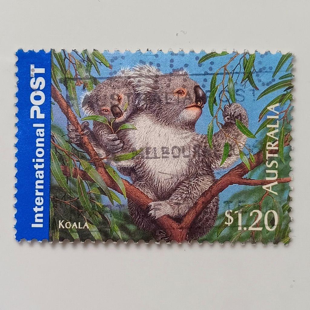 

(AA) Perangko Australia 2005 International Post: Bush Wildlife - Koala (Phascolarctos cinereus) 1,20 dollar Australia Used