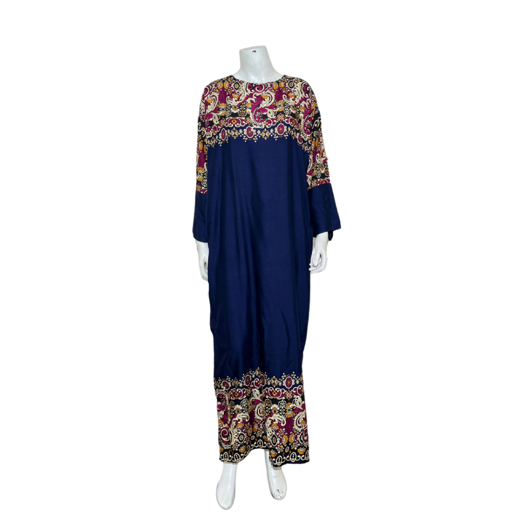 Adikusuma Long Dress Batik Wanita Motif Liana