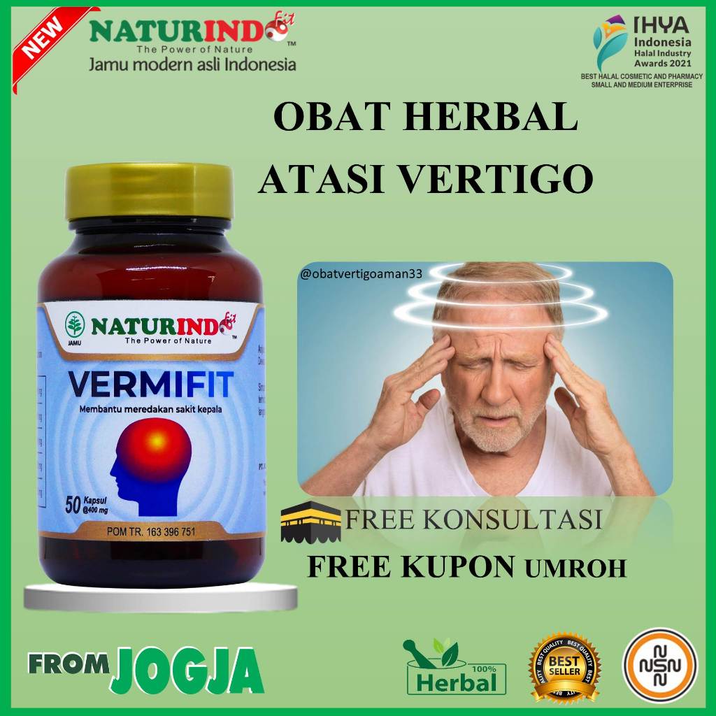 Vermifit Obat Herbal untuk Mengatasi Pusing Vertigo