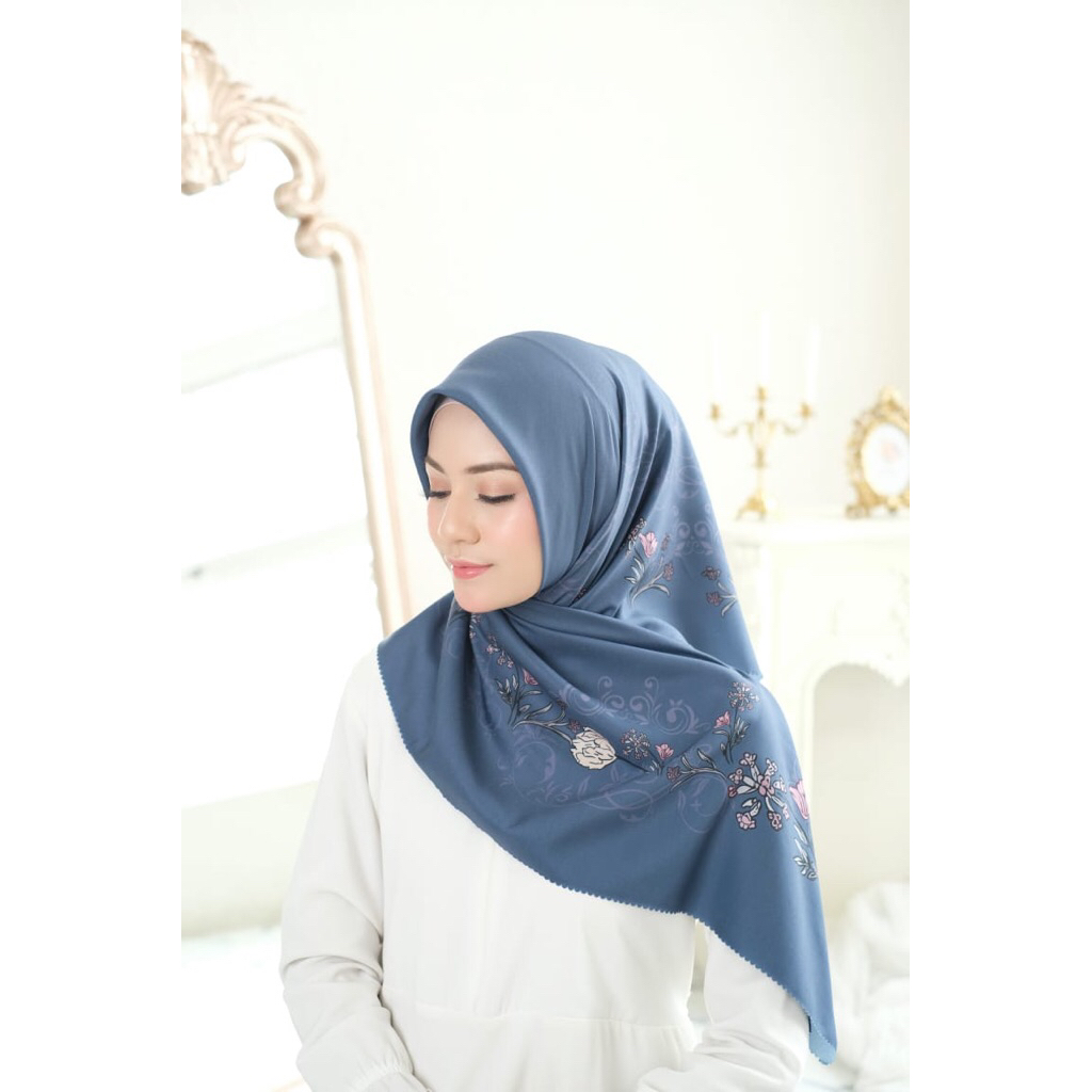 [Grosir Hijab 10pcs] Hijab Segiempat Amara Series Aisyah Jilbab Motif Premium Aisyah Jilbab Segiempa