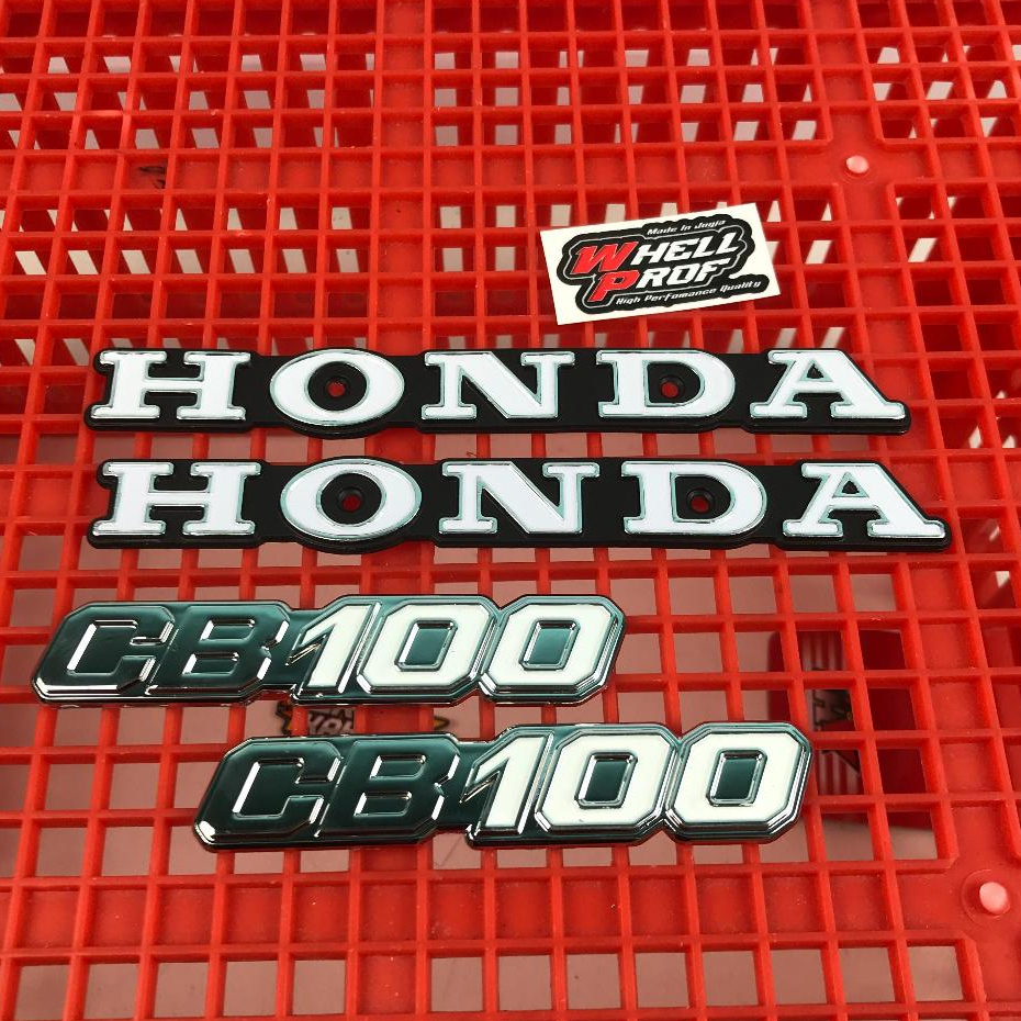 Emblem CB K5 K 5 Mirip Ori Original Emblem Tangki Tengki CB K5 Set Emblem Tepong Aki Kempolan CB100
