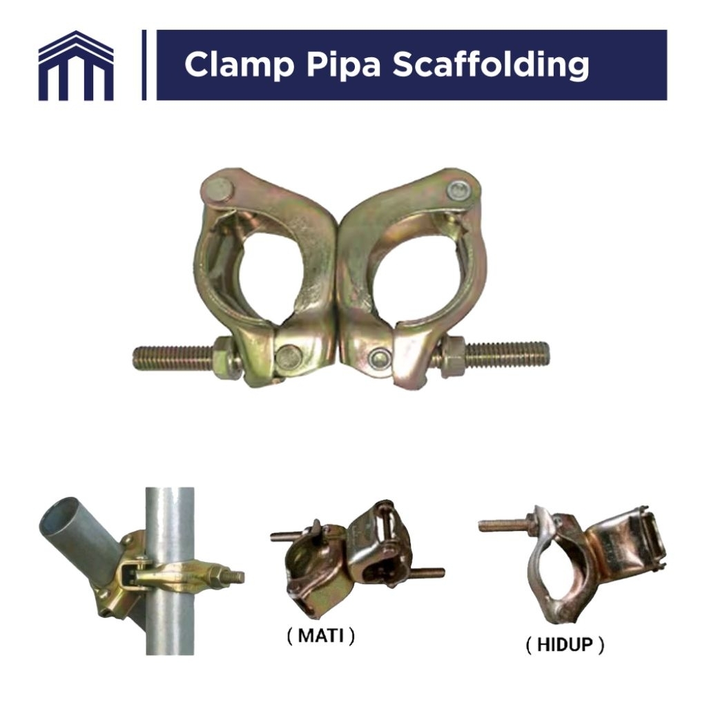 Clamp Pipa Asesoris Perancah Scaffolding