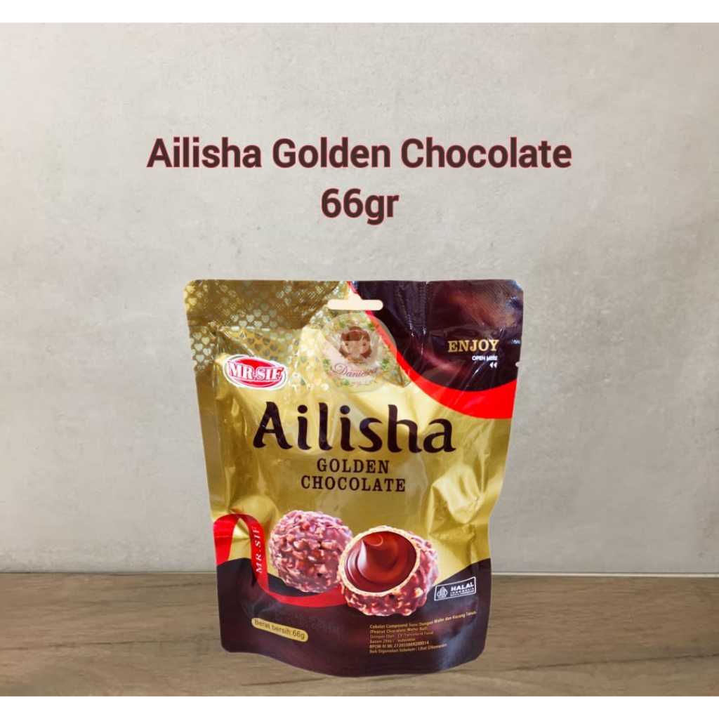 

Ailisha golden coklat chocolate wafer ball 66 gr ( ds bgr )